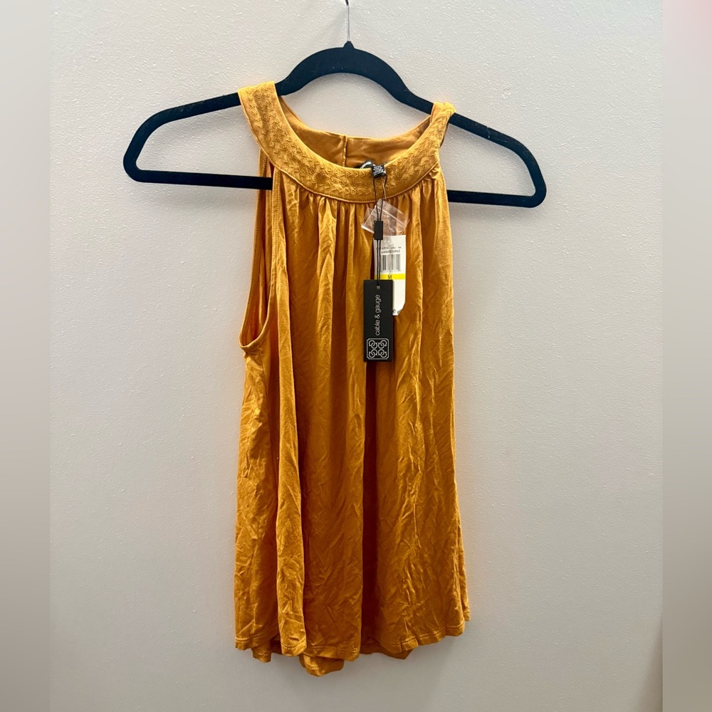 FINAL PRICE - NWT Cable & Gauge blouse☀️
